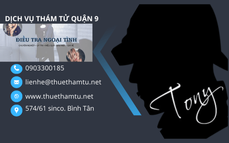 Dịch vụ thám tử tại quận 9 TPHCM