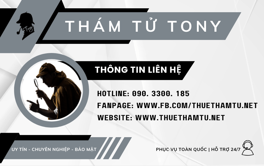 Thám Tử Tony dịch vụ thám tử toàn quốc tại Biên Hòa