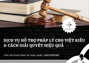 Dịch Vụ Hỗ Trợ Pháp Lý Cho Việt Kiều & Cách Giải Quyết Hiệu Quả