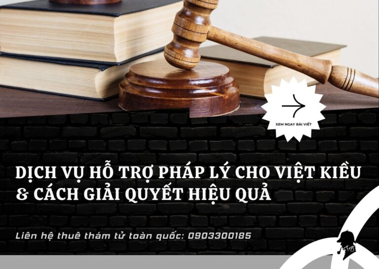 Dịch Vụ Hỗ Trợ Pháp Lý Cho Việt Kiều & Cách Giải Quyết Hiệu Quả