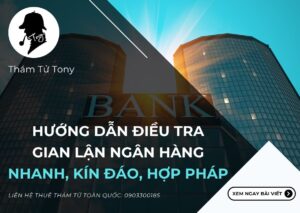 Hướng Dẫn Điều Tra Gian Lận Ngân Hàng Nhanh, Kín Đáo