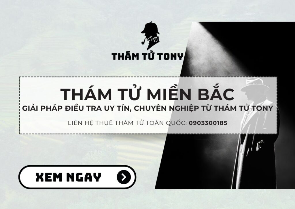 Thám tử Miền Bắc chuyên nghiệp tại Tony