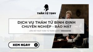 Dịch vụ thám tử Bình Định giải pháp an toàn và hiệu quả