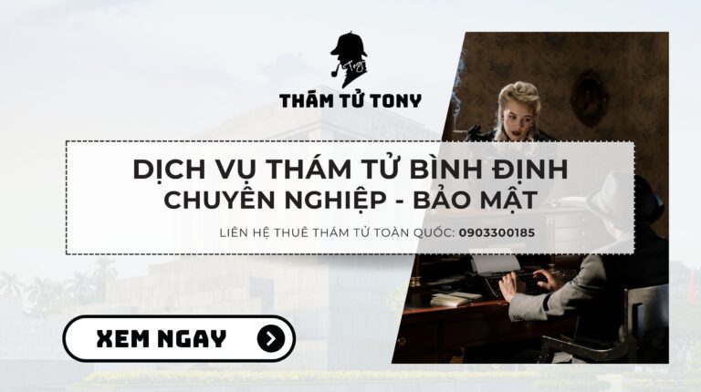 Dịch vụ thám tử Bình Định giải pháp an toàn và hiệu quả
