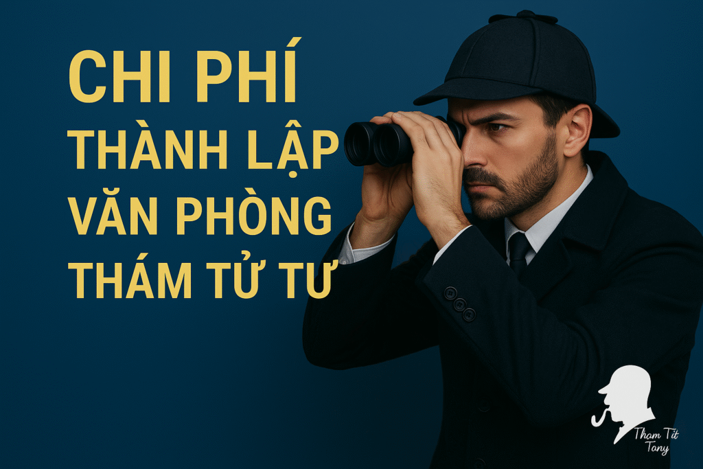 Chi phí dự kiến để thành lập văn phòng thám tử tư Chi phí dự kiến để thành lập văn phòng thám tử tư