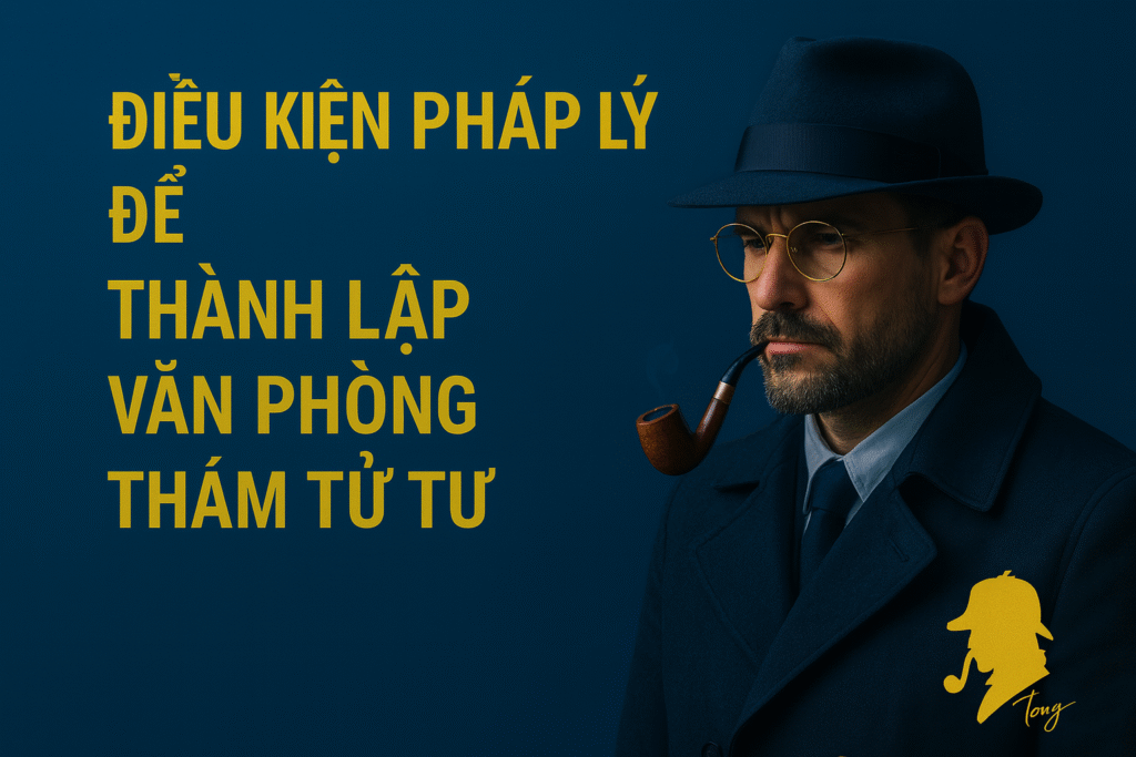 Điều kiện thành lập văn phòng thám tử tư Điều kiện thành lập văn phòng thám tử tư