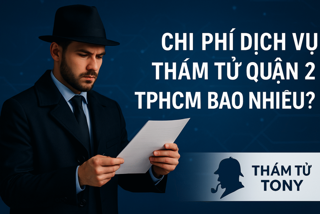 Chi phí dịch vụ thám tử quận 2 TPHCM bao nhiêu? chi phi dich vu tham tu quan 2 tphcm la bao nhieu
