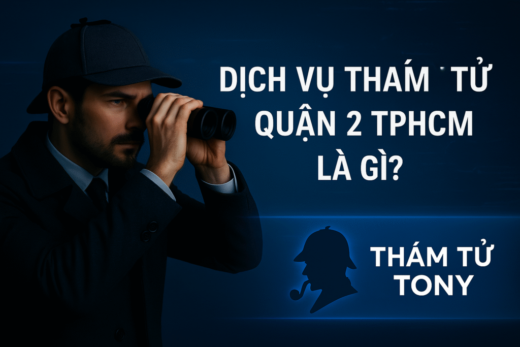 Dịch vụ thám tử quận 2 TPHCM là gì? Dịch vụ thám tử quận 2 TPHCM là gì?