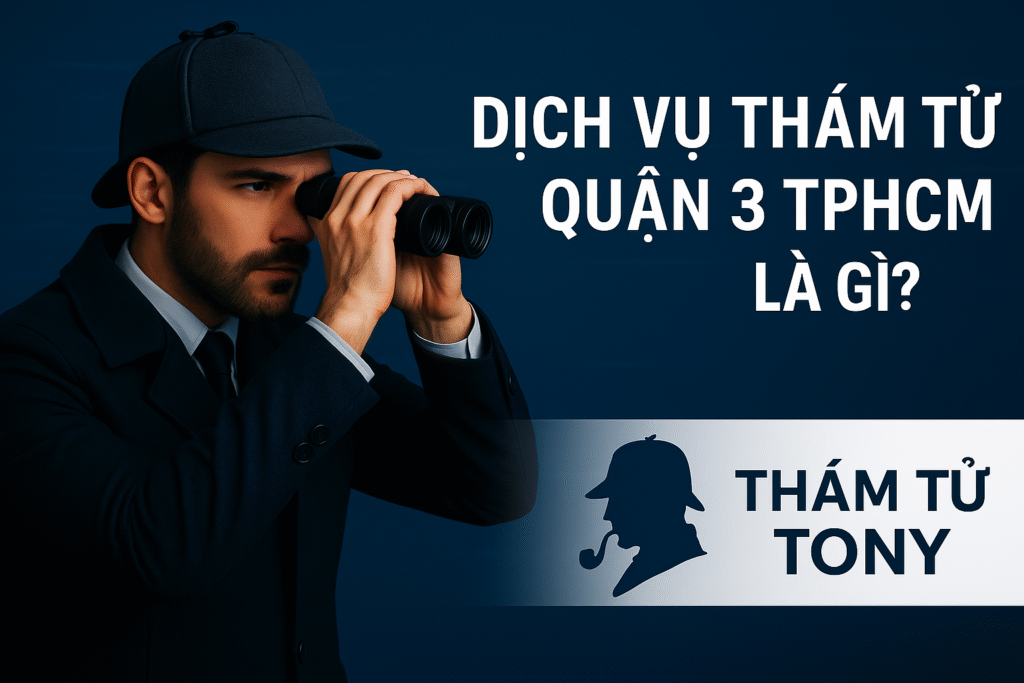 Dịch vụ thám tử quận 3 TPHCM là gì? Dịch vụ thám tử quận 3 TPHCM là gì?